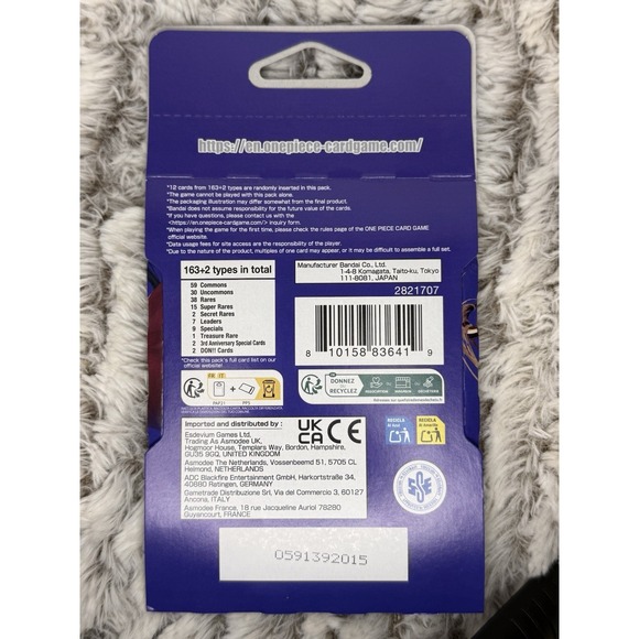 One Piece Card Game The Azure Sea's Seven Booster Packs OP14 EB04 Lot of 10 - Picture 3 of 3